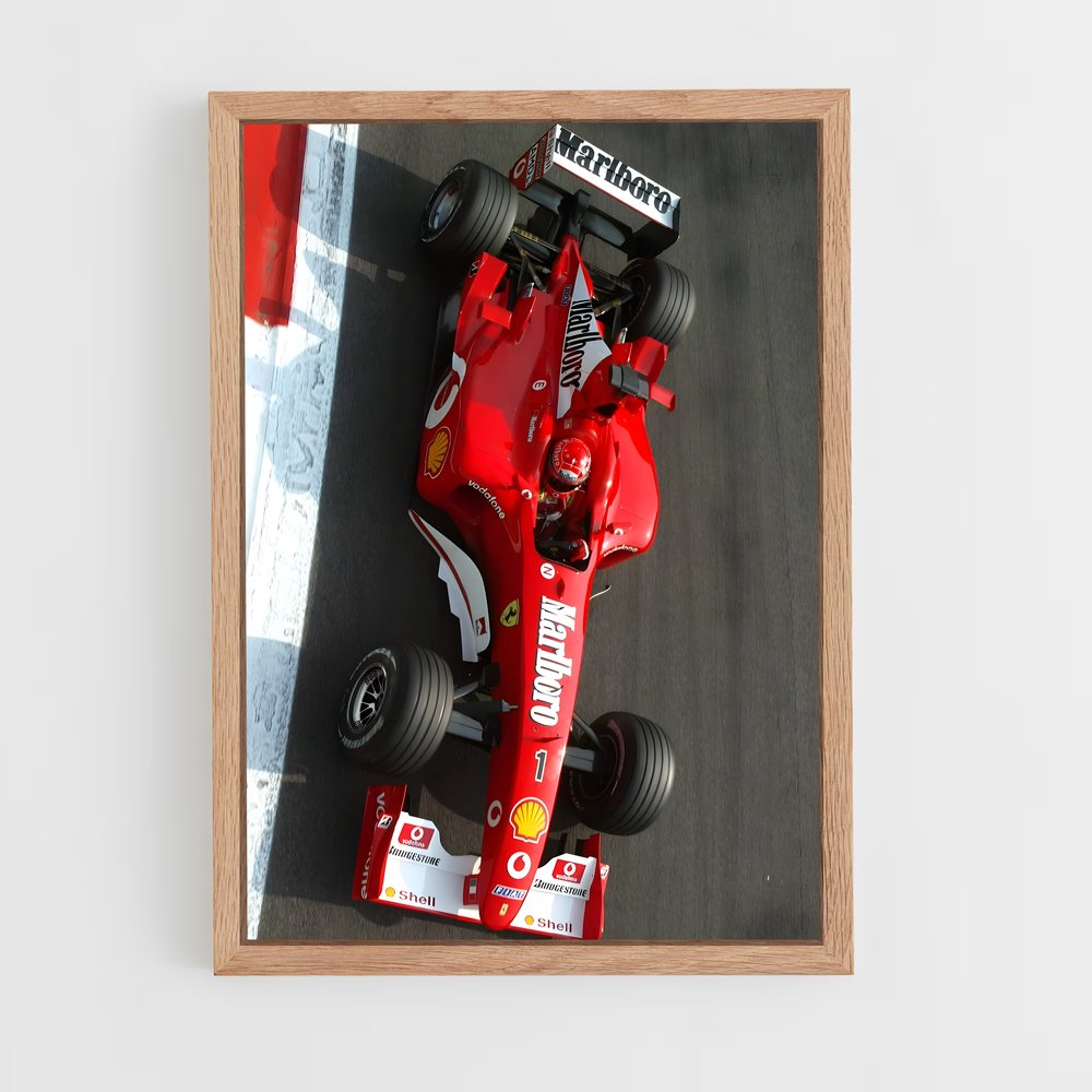 Poster Ferrari Vitesse motorsport – affiche Voitures de Formule 1 (vue 4)